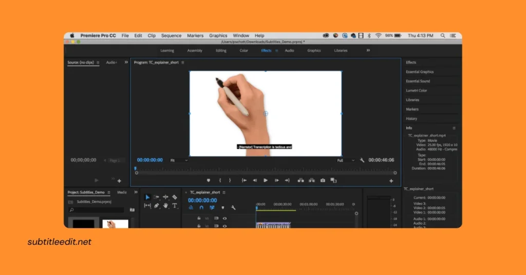 A Powerful Tool for Video Editing and Subtitling
