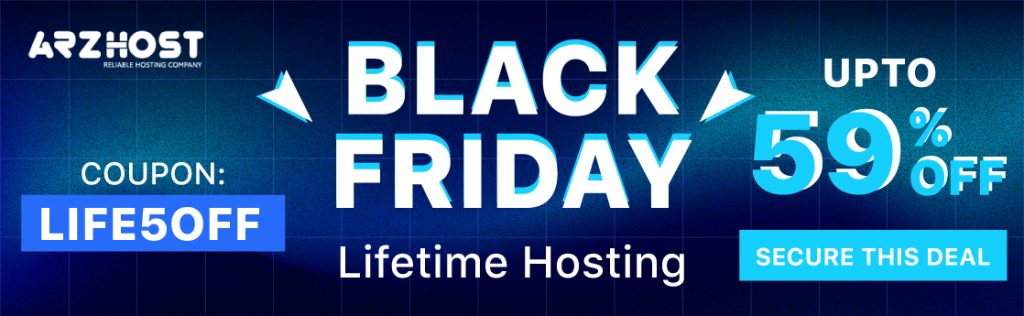 Lifetime web hosting black friday deals