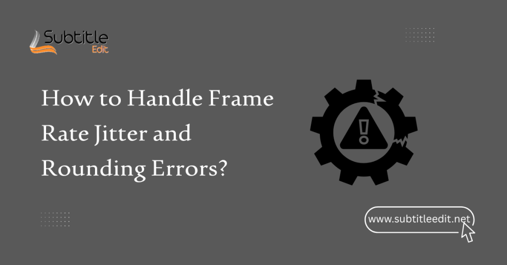 How to Handle Frame Rate Jitter and Rounding Errors?