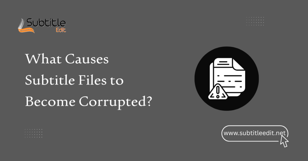 What Causes Subtitle Files to Become Corrupted?