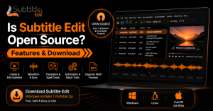 Is Subtitle Edit open source